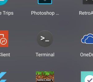Terminal App in Chrome OS
