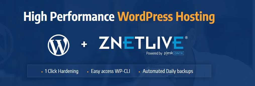 ZNetLive WordPress Hosting