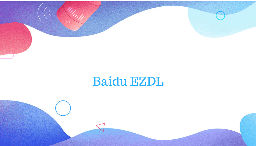 Baidu EZDL